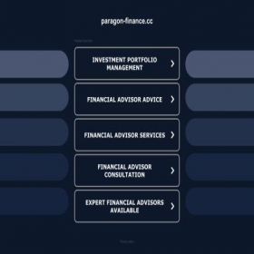 Скриншот главной страницы сайта paragon-finance.cc