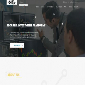 Скриншот главной страницы сайта parcelsfuturse.com