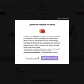 Скриншот главной страницы сайта parfumdo.com