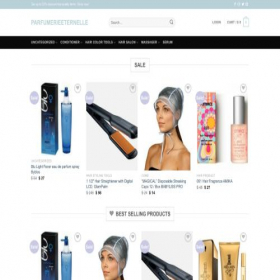Скриншот главной страницы сайта parfumerieeternelle.shop