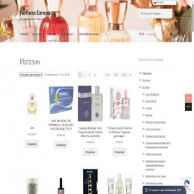 Скриншот главной страницы сайта parfums-europa.ru