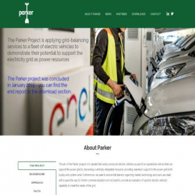 Скриншот главной страницы сайта parker-project.com