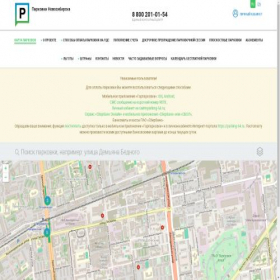 Скриншот главной страницы сайта parking-54.ru