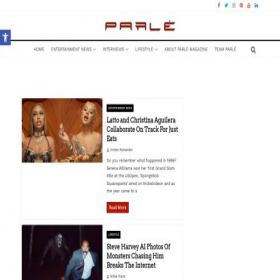 Скриншот главной страницы сайта parlemag.com