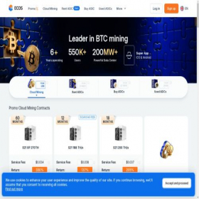 Скриншот главной страницы сайта partners.ecos.am
