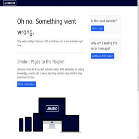 Скриншот главной страницы сайта partnery100.jimdofree.com