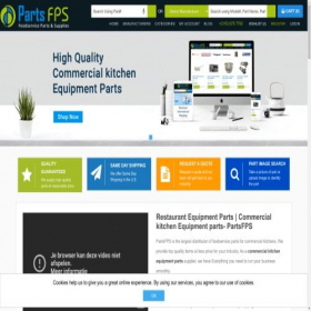 Скриншот главной страницы сайта partsfps.com