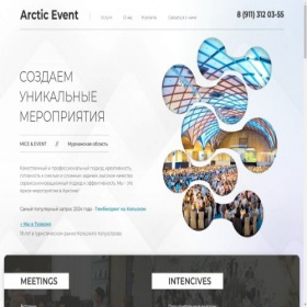 Скриншот главной страницы сайта party-expertss.online