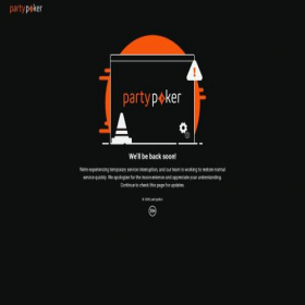 Скриншот главной страницы сайта partypoker.net