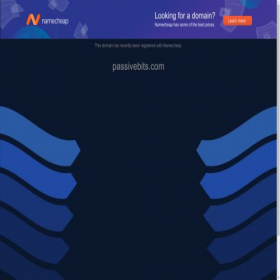 Скриншот главной страницы сайта passivebits.com