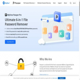 Скриншот главной страницы сайта passper.imyfone.com