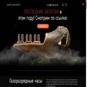 Скриншот главной страницы сайта past-indicator.ru