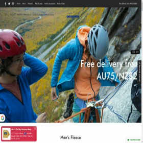 Скриншот главной страницы сайта patagonias.pro
