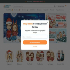 Скриншот главной страницы сайта pawfecthouse.com