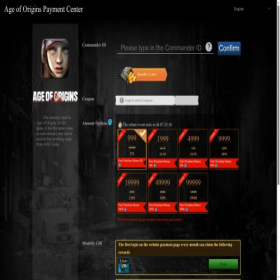 Скриншот главной страницы сайта pay-service.ageoforiginsgame.com