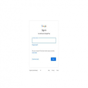 Скриншот главной страницы сайта pay.sandbox.google.com