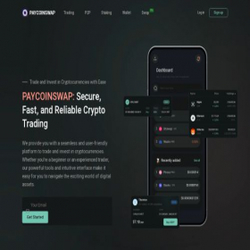 Скриншот главной страницы сайта paycoinswap.com