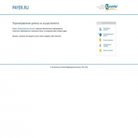 Скриншот главной страницы сайта payer.ru