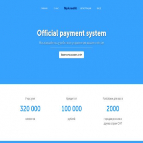 Скриншот главной страницы сайта payment.nyholdingsystem.ru