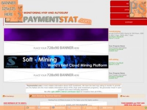 Скриншот главной страницы сайта paymentstat.com