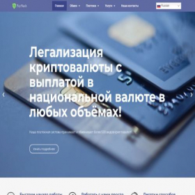Скриншот главной страницы сайта paynash.net