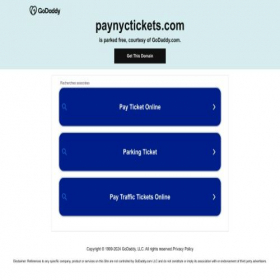 Скриншот главной страницы сайта paynyctickets.com