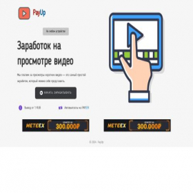 Скриншот главной страницы сайта payp.creatium.site