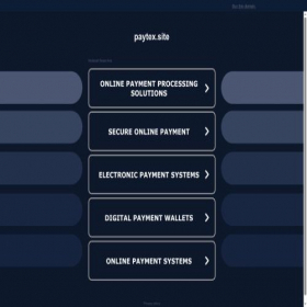 Скриншот главной страницы сайта paytex.site