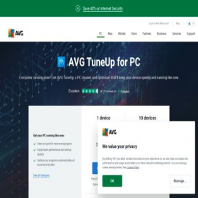 Скриншот главной страницы сайта pc-performance.tune-up.com