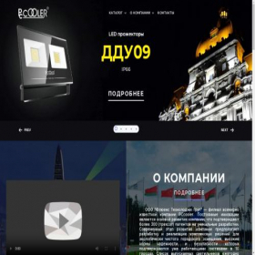 Скриншот главной страницы сайта pccooler.by