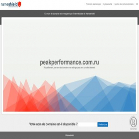 Скриншот главной страницы сайта peakperformance.com.ru