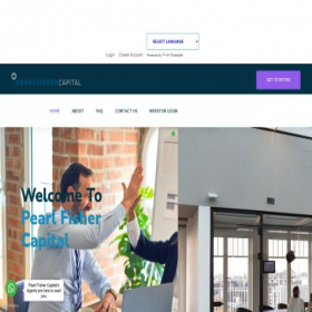 Скриншот главной страницы сайта pearlfishercapital.ltd