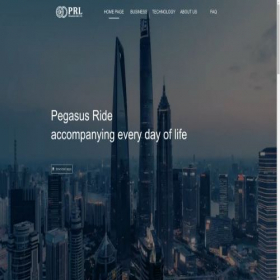 Скриншот главной страницы сайта pegasiride.com