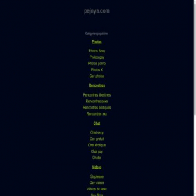 Скриншот главной страницы сайта pejnya.com