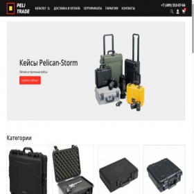 Скриншот главной страницы сайта pelitrade.ru