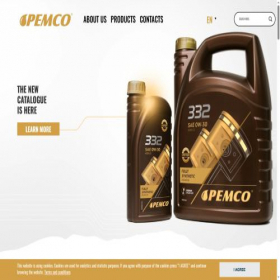Скриншот главной страницы сайта pemco.de