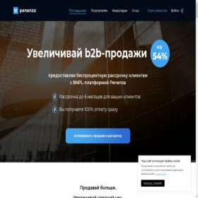 Скриншот главной страницы сайта penenza.ru