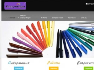 Скриншот главной страницы сайта penpro.ru