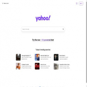 Скриншот главной страницы сайта people.yahoo.com