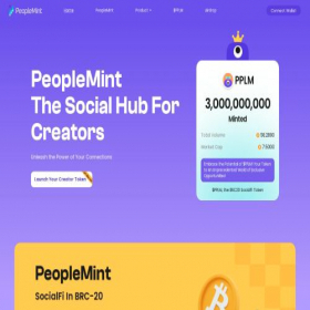 Скриншот главной страницы сайта peoplemint.io