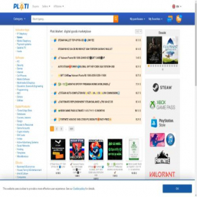 Скриншот главной страницы сайта peoplesoft.plati.market