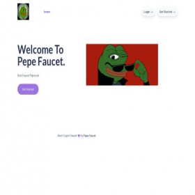 Скриншот главной страницы сайта pepe.com.tc