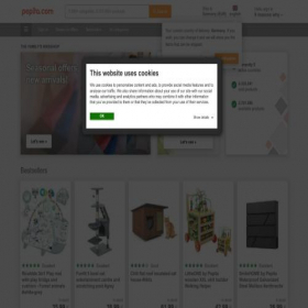 Скриншот главной страницы сайта pepita.com