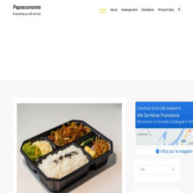 Скриншот главной страницы сайта pepseconomie.org