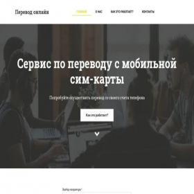 Скриншот главной страницы сайта perevodonline.xyz
