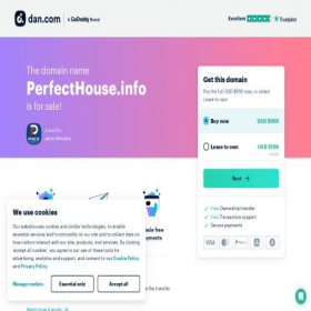 Скриншот главной страницы сайта perfecthouse.info