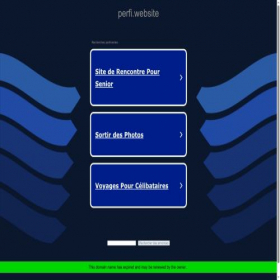Скриншот главной страницы сайта perfi.website