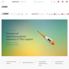 Скриншот главной страницы сайта perm.yukigroup.ru