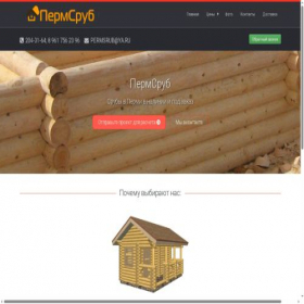 Скриншот главной страницы сайта permsrub.ru