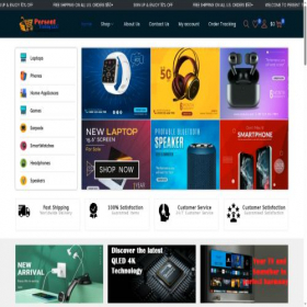 Скриншот главной страницы сайта persenttradingllc.com